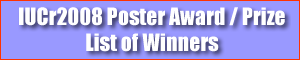 Poster Award List of Winners